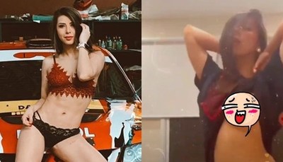 El accidente de Rocio Adorno en un vivo de instagram