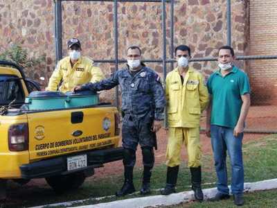 Personas privadas de libertad de la penitenciaría de PJC donarán 1000 litros de lavandina a bomberos