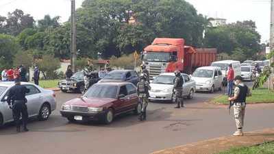 Estrictos controles e incautación de vehículos Ciudad del Este