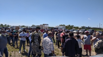 Ñu Guasu parecía vía de evacuación de zona de desastre