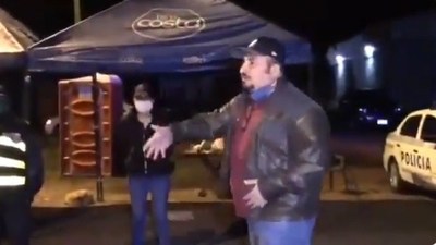 No es que el diputado Édgar Ortiz haya atropellado una barrera sanitaria; le dio colitis nomás
