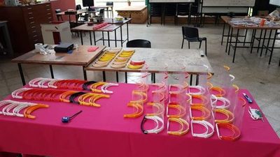 Laboratorio de la UNA fabrica protectores faciales con impresión 3D para personal médico