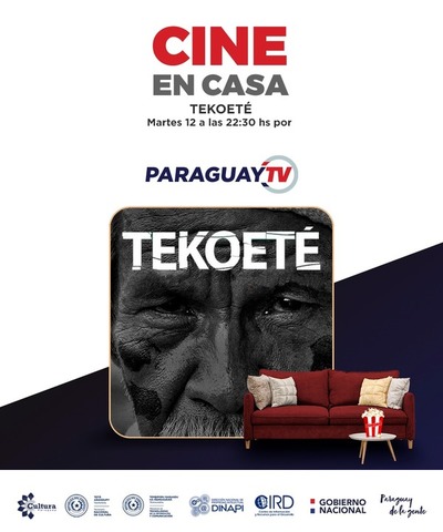 Tekoeté en Cine en Casa por Paraguay TV