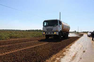 Resaltan que reconstrucción del tramo Pilar – Gral. Diaz genera mano de obra local