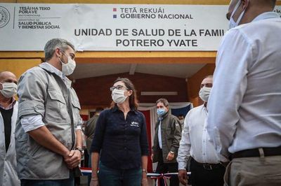 Abdo se jacta de obras "mientras otros países están con terapias colapsadas"