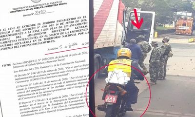 Mototaxistas operan sobre el Puente de la Amistad bajo protección de marinos – Diario TNPRESS