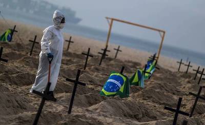 Brasil se acerca a los 70.000 muertos por COVID-19, con 1.220 el último día